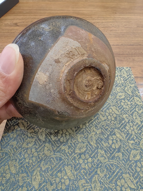 古玩陶瓷福清窯芝麻釉束口盞真品鑒賞圖