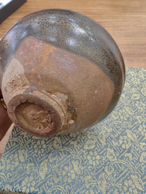 古玩陶瓷福清窯芝麻釉束口盞真品鑒賞圖