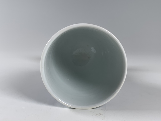 古玩陶瓷清康熙·青花花卉紋高腳杯拍賣，當前價格4642元