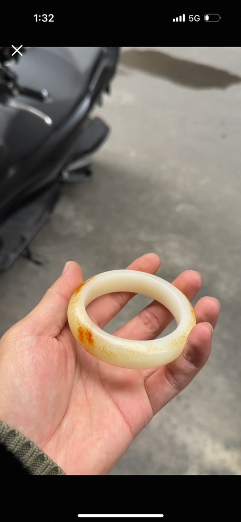 古玩玉器和田玉手鐲真品鑒賞圖