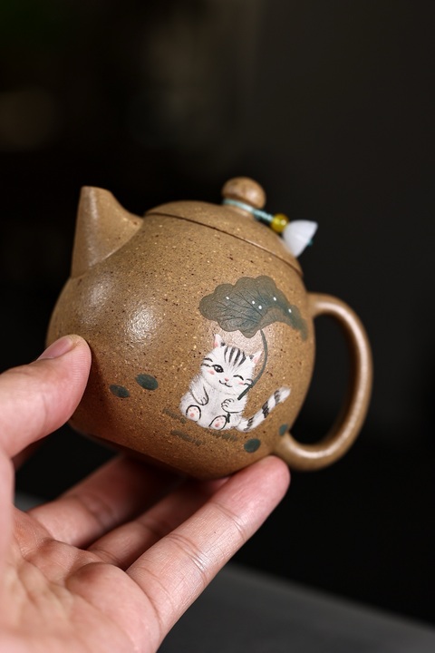 古玩雜項《龍蛋》紫砂壺真品鑒賞圖