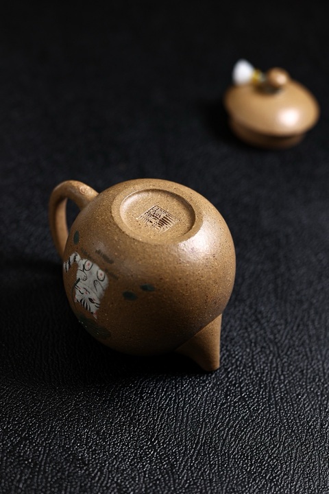 古玩雜項《龍蛋》紫砂壺真品鑒賞圖