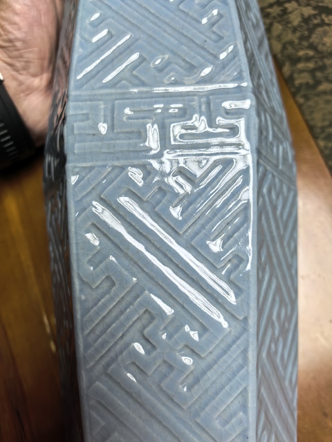 古玩陶瓷橄欖瓶真品鑒賞圖