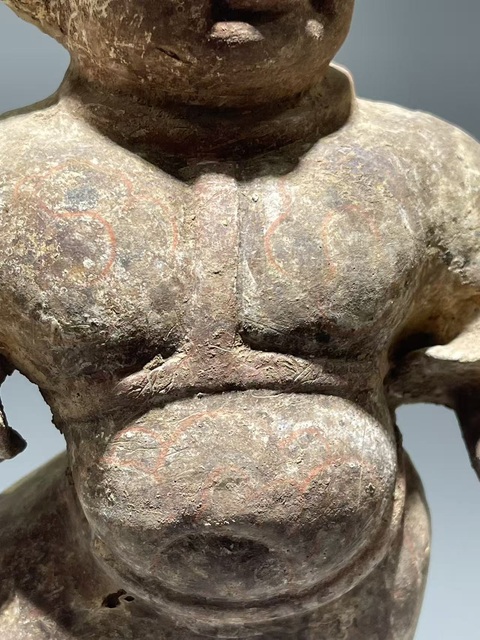 古玩陶瓷唐·彩繪天王俑拍賣，當前價格5500元