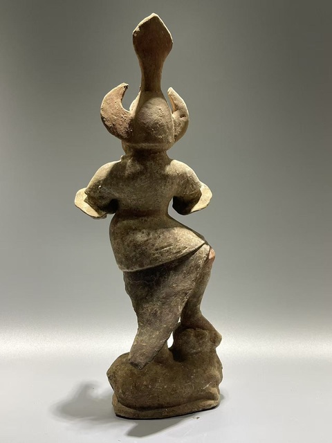 古玩陶瓷唐·彩繪天王俑拍賣，當前價格5500元