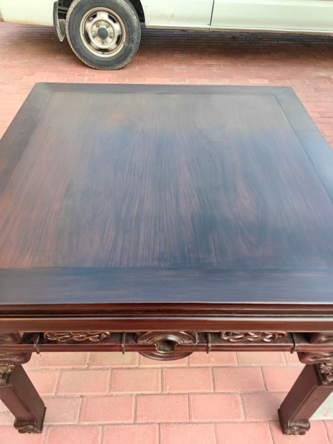 古玩雜項八仙桌真品鑒賞圖