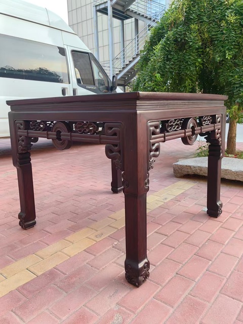 古玩雜項八仙桌真品鑒賞圖