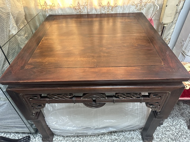 古玩雜項八仙桌真品鑒賞圖