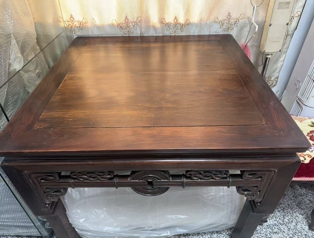 古玩雜項八仙桌真品鑒賞圖