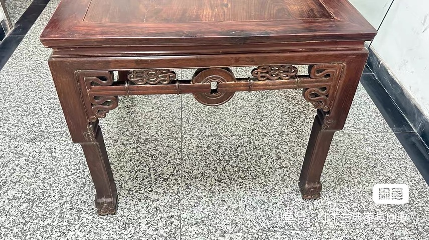 古玩雜項八仙桌真品鑒賞圖