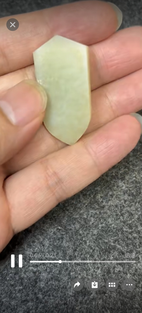 古玩玉器和田玉雕“三刀蟬”真品鑒賞圖