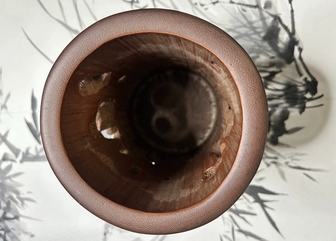 古玩雜項竹刻筆筒真品鑒賞圖