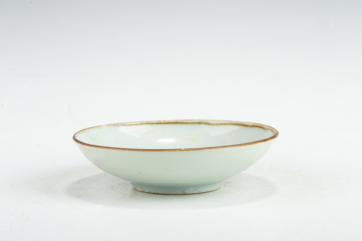 古玩陶瓷清早·青花一葉知秋紋小盤真品鑒賞圖