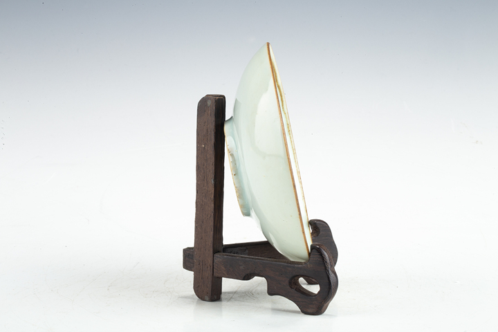 古玩陶瓷清早·青花一葉知秋紋小盤真品鑒賞圖