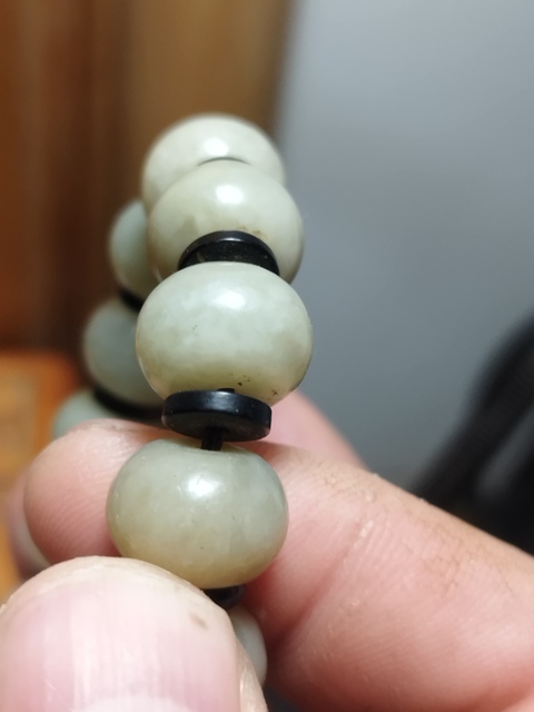 古玩玉器鼓珠真品鑒賞圖