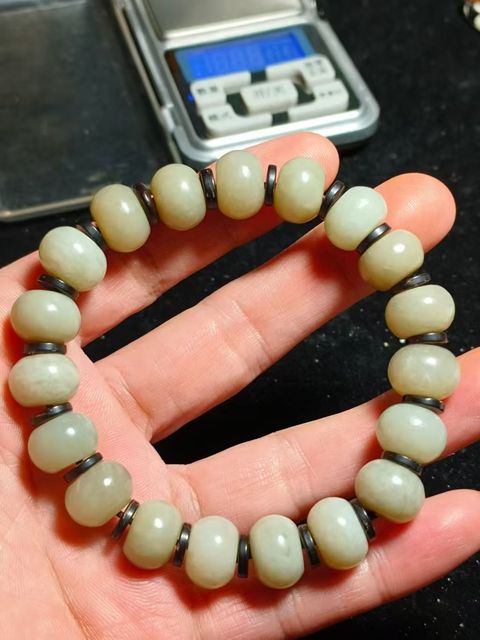 古玩玉器鼓珠真品鑒賞圖