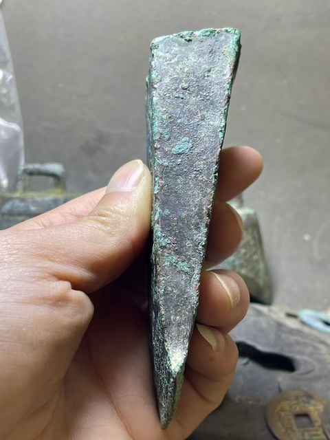 古玩銅器漢代·錛子真品鑒賞圖