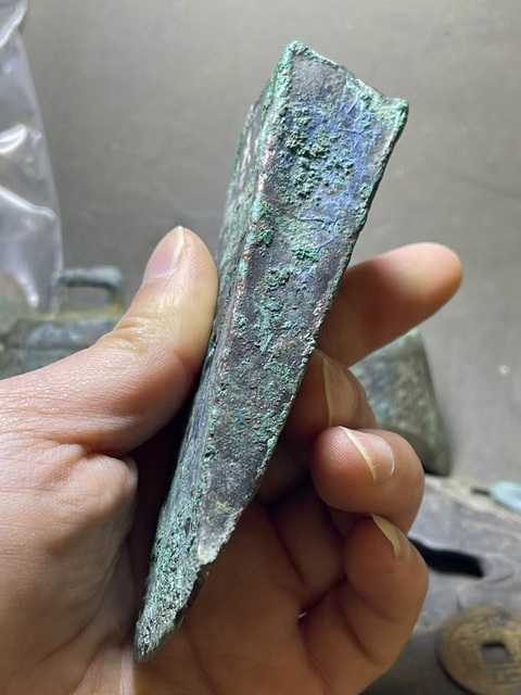 古玩銅器漢代·錛子真品鑒賞圖