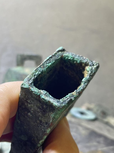 古玩銅器漢代·錛子真品鑒賞圖