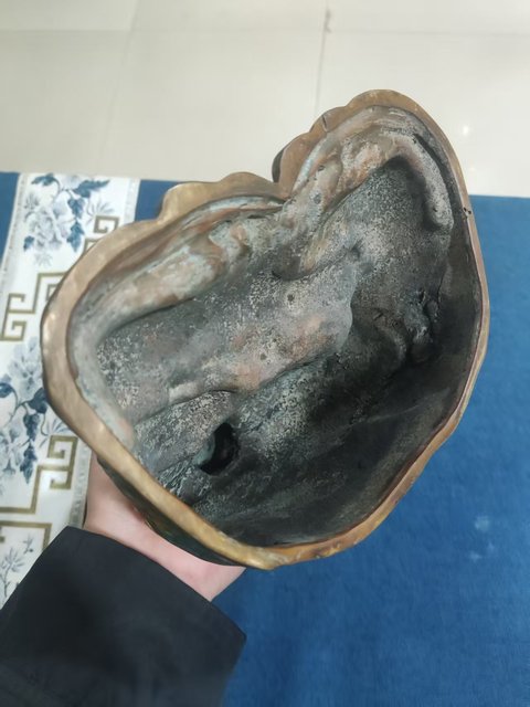 古玩銅器掐絲琺瑯菩薩像真品鑒賞圖