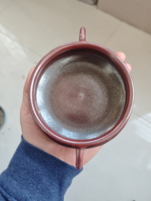 古玩陶瓷三足雙耳香爐真品鑒賞圖