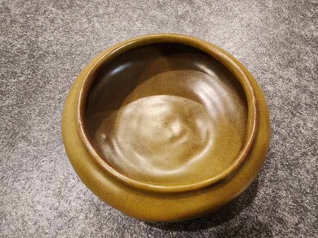 古玩陶瓷茶葉末釉水洗真品鑒賞圖