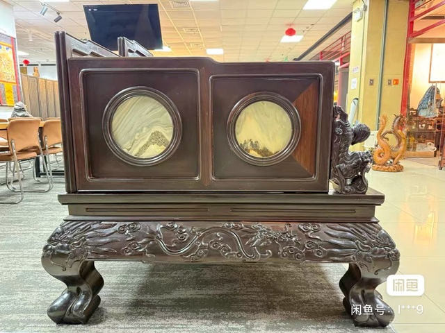 古玩雜項羅漢床真品鑒賞圖