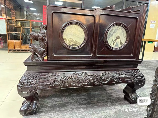 古玩雜項羅漢床真品鑒賞圖