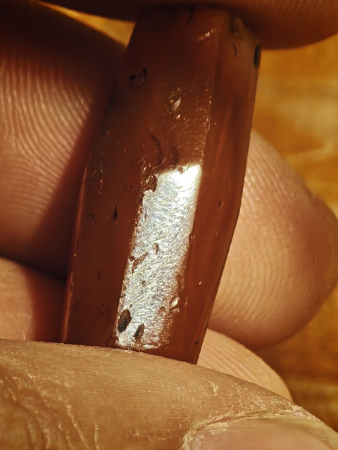 古玩雜項多棱瑪瑙珠真品鑒賞圖