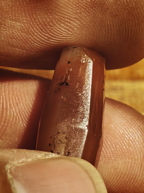 古玩雜項多棱瑪瑙珠真品鑒賞圖