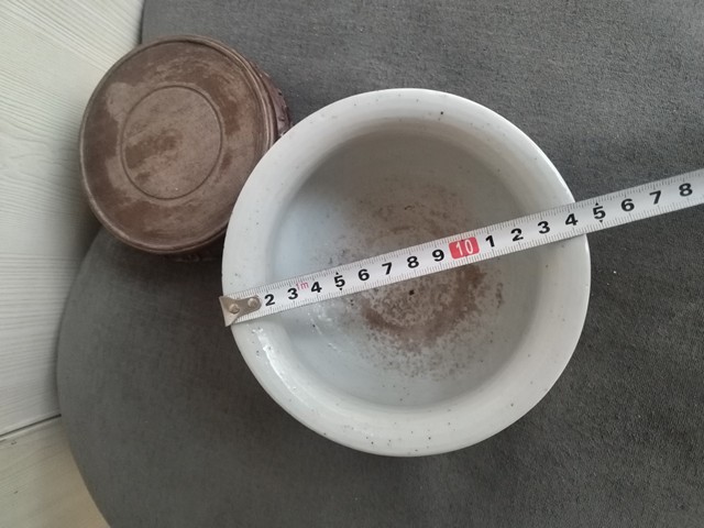 古玩陶瓷吉語紋青花圈足羅漢香爐真品鑒賞圖