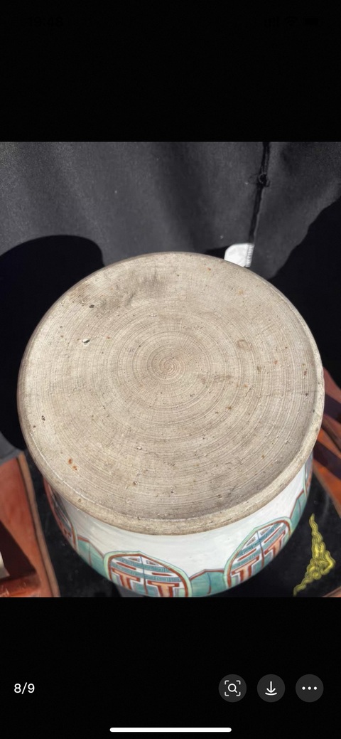 古玩陶瓷斗彩罐真品鑒賞圖