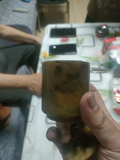 古玩玉器仿古玉杯真品鑒賞圖