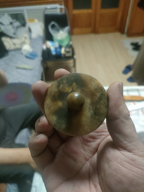 古玩玉器仿古玉杯真品鑒賞圖