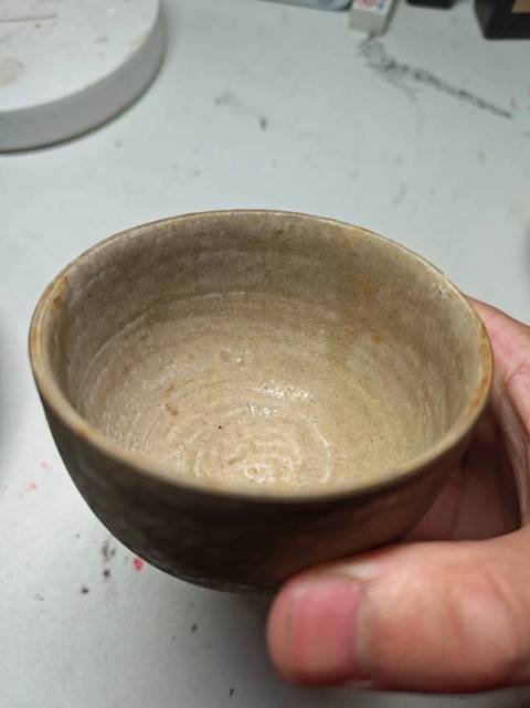 古玩陶瓷南北朝青瓷杯真品鑒賞圖