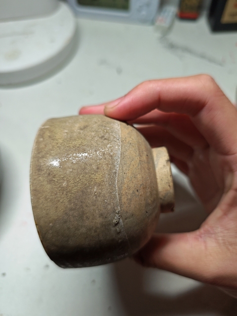 古玩陶瓷南北朝青瓷杯真品鑒賞圖