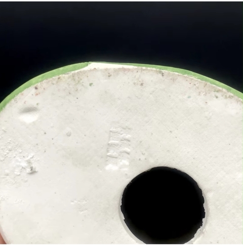 古玩陶瓷粉彩人物塑像真品鑒賞圖