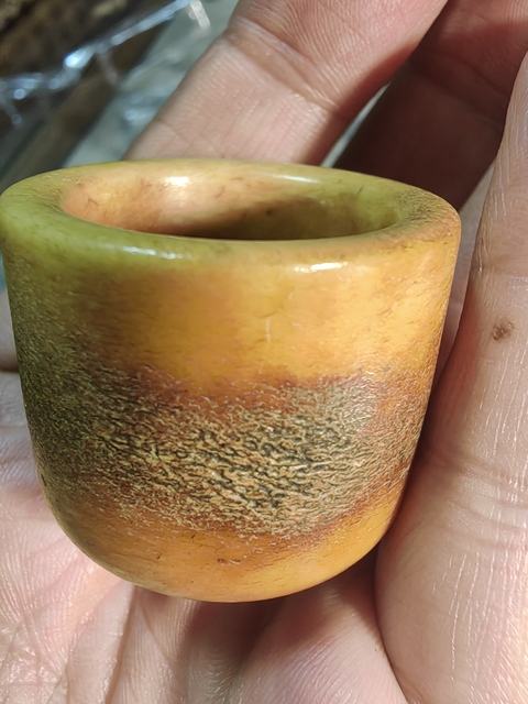 古玩雜項骨制扳指真品鑒賞圖