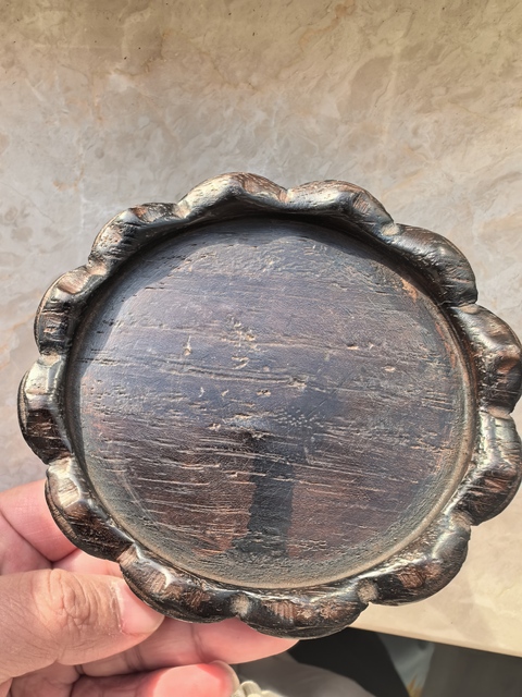 古玩雜項蓮花底座真品鑒賞圖