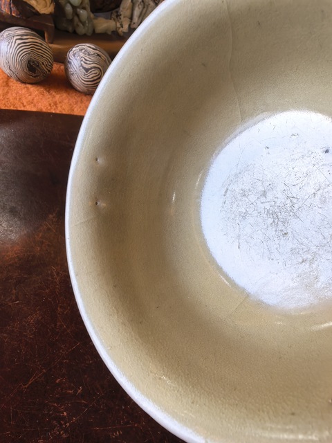 古玩陶瓷龍泉青瓷撇口碗真品鑒賞圖