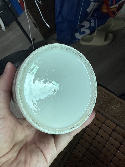 古玩陶瓷粉彩無雙譜人物蓋缸真品鑒賞圖