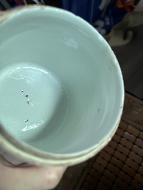 古玩陶瓷粉彩無雙譜人物蓋缸真品鑒賞圖