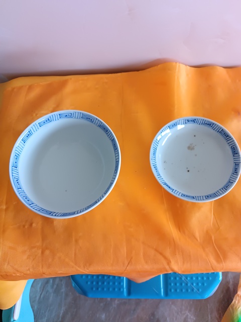 古玩陶瓷睌清民國青花釉里紅花卉紋蓋碗拍賣，當前價格298元