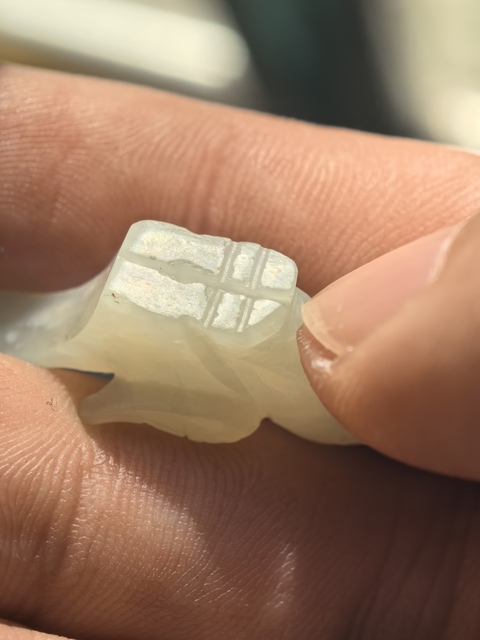 古玩玉器玉鳥墜真品鑒賞圖