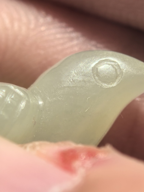 古玩玉器玉鳥墜真品鑒賞圖