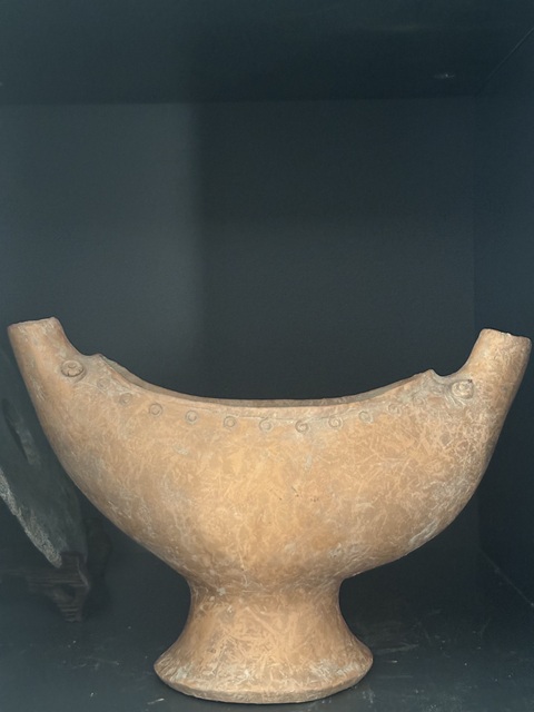 古玩陶瓷齊家文化·船型豆拍賣，當前價格6000元