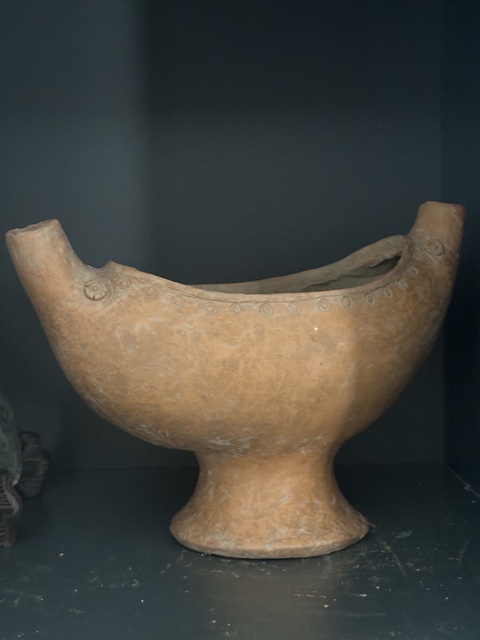 古玩陶瓷齊家文化·船型豆拍賣，當前價格6000元