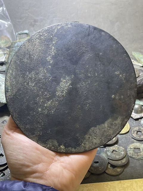 古玩銅器宋·神仙人物鏡真品鑒賞圖