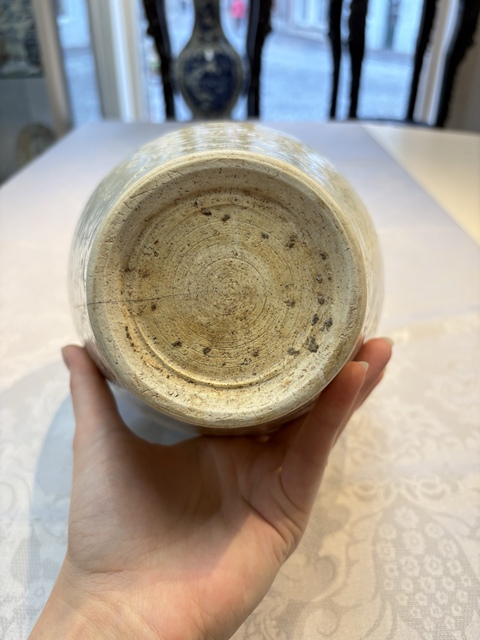 古玩陶瓷宋青白釉景德鎮窯刻花梅瓶真品鑒賞圖