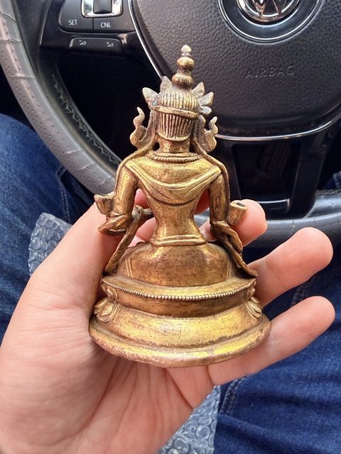 古玩銅器銅度母像真品鑒賞圖